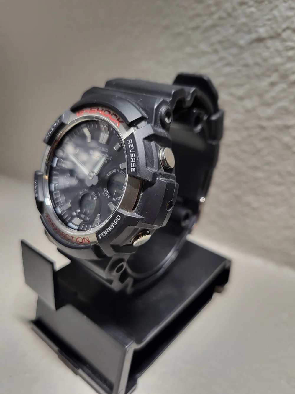 G-Shock Black Men's Multi-Function Watch GAS-100